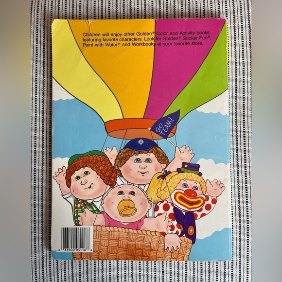 Retro Cabbage Patch Kids Coloring Book Circa 1986 - Picture 2 of 10